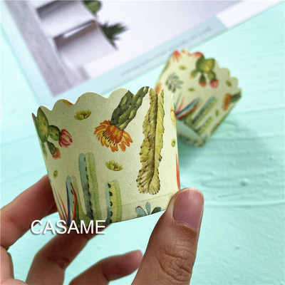 10gab. Mini smalkmaizīšu krūze Papīra kēksu iesaiņojumi Cepšanas krūzes Mafinu kastītes Kūku krūze DIY kūku rīki Virtuves cepšanas piederumi