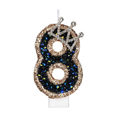 Rođendanske svijeće za tortu 0123456789 Svjećice s brojevima za prve rođendanske torte s prskalicama Baby Shower Svadbene dekoracije