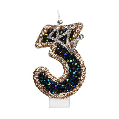 Rođendanske svijeće za tortu 0123456789 Svjećice s brojevima za prve rođendanske torte s prskalicama Baby Shower Svadbene dekoracije