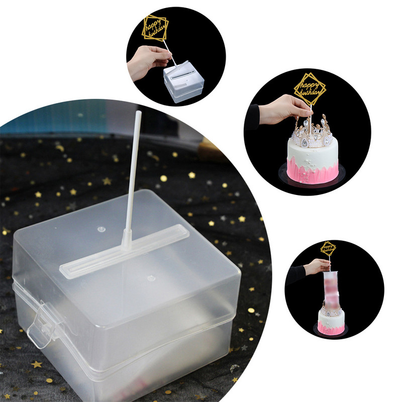 Torto pinigų traukimo dėžutė, daugkartinio naudojimo kūrybinio torto formavimo forma, juokinga staigmena gimtadienio torto puošmena