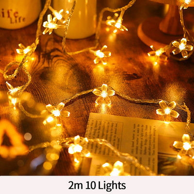 10/20 LED svjetiljke s žicama Svjetla od ružinog cvijeta Svjetlo za vjenčane ukrase Girlanda za blagdansko vjenčanje Svjetiljka za dekoraciju sobe