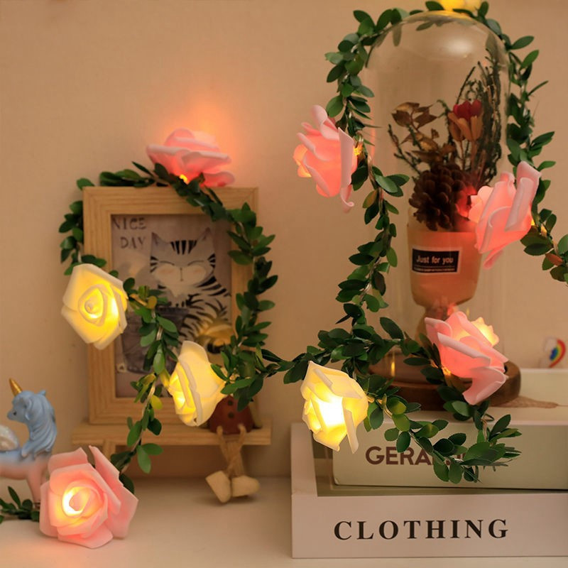 10/20 LED svjetiljke s žicama Svjetla od ružinog cvijeta Svjetlo za vjenčane ukrase Girlanda za blagdansko vjenčanje Svjetiljka za dekoraciju sobe