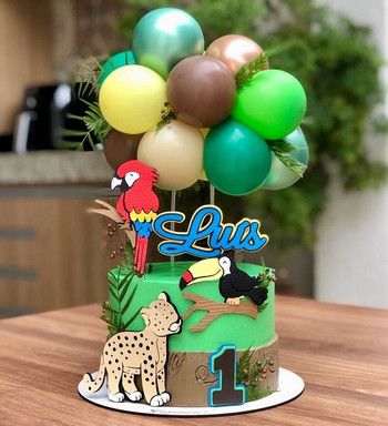 1 σετ 5 ιντσών Latex Balloon Cake Topper Μπαλόνια πολλαπλών τύπων σε σχήμα σύννεφου για γενέθλια γάμου Wild one party Decoration DIY Supplies