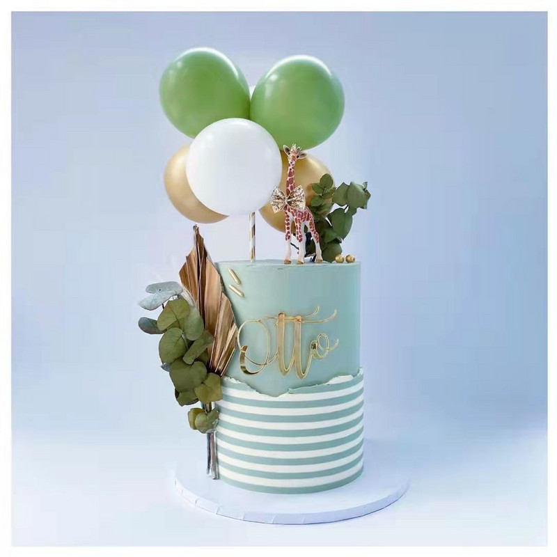 1 komplekts 5 collu lateksa balonu kūkas virsma, daudzveidu mākoņa formas baloni dzimšanas dienas kāzām Savvaļas vienas ballītes dekorēšanai.