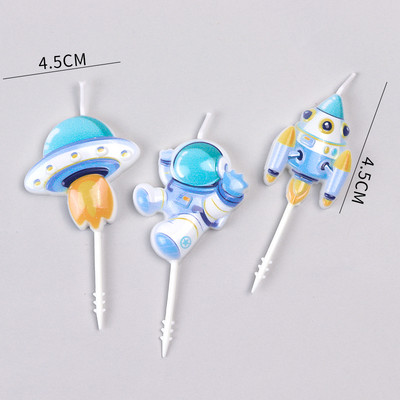 Copii La Multi Ani Petrecere Astronaut Tort Lumanare Pentru Universul Spatiului Cosmic Tematica Decoratiuni Petrecere