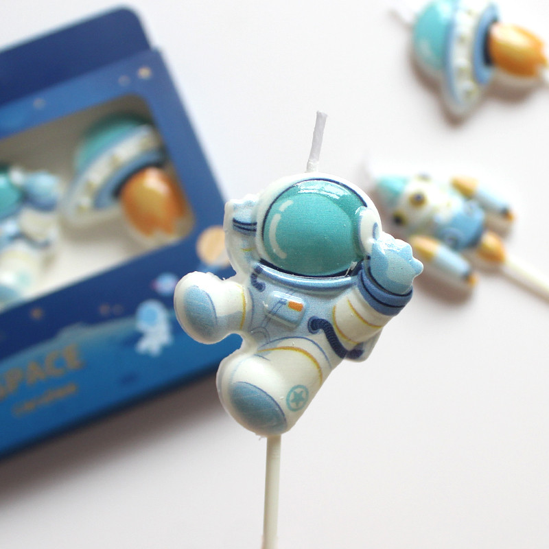 Copii La Multi Ani Petrecere Astronaut Tort Lumanare Pentru Universul Spatiului Cosmic Tematica Decoratiuni Petrecere