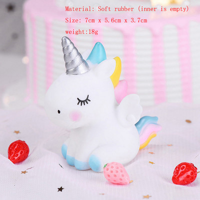 Baby Birthday Deer Angel Swan Cake Topper Για Παιδιά Παιδιά Κορίτσια Μικρά Δώρα Τούρτα Διακόσμηση Ζώων Διακοσμητικά για Cupcake