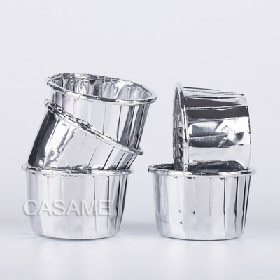 48 τμχ Cupcake Liner Φλυτζάνι ψησίματος Χάρτινες θήκες για μάφιν Κουτί κέικ Κουτί Τάρτες αυγών Δίσκος φόρμα κέικ Εργαλεία διακόσμησης Γάμου