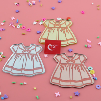 10 buc. Decoratiuni pentru tort pentru petrecere pentru Baby Shower, oglindă acrilice, Topper pentru tort pentru aniversare, pentru copii DIY Oh Baby Cakecup Topper Accesorii pentru copt