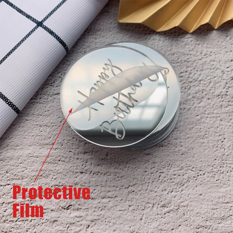 10 buc. Decoratiuni pentru tort pentru petrecere pentru Baby Shower, oglindă acrilice, Topper pentru tort pentru aniversare, pentru copii DIY Oh Baby Cakecup Topper Accesorii pentru copt