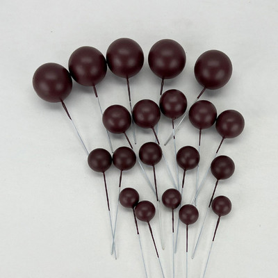 20 τμχ Toppers για τούρτες Glitter Πράσινο Λευκό Ροζ Χρυσό Διακοσμήσεις για τούρτα Sphere Ball Cake Topper για Γαμήλια γενέθλια Baby Shower