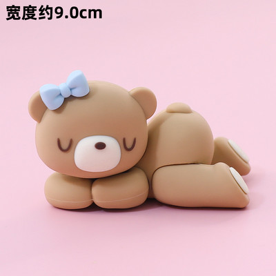 Bear Cake Toppers Διακόσμηση τούρτας γενεθλίων Λαστιχένια φιγούρα αρκουδάκι αφρός Μπάλες Cupcake Toppers Baby Shower Teddy Bear Θεματικό Πάρτυ