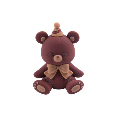 Bear Cake Toppers Διακόσμηση τούρτας γενεθλίων Λαστιχένια φιγούρα αρκουδάκι αφρός Μπάλες Cupcake Toppers Baby Shower Teddy Bear Θεματικό Πάρτυ