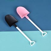 20db torta kanál készlet mini lapát gyerekeknek desszert cupcake dekor Eldobható kanál jégkávé építési kellékek