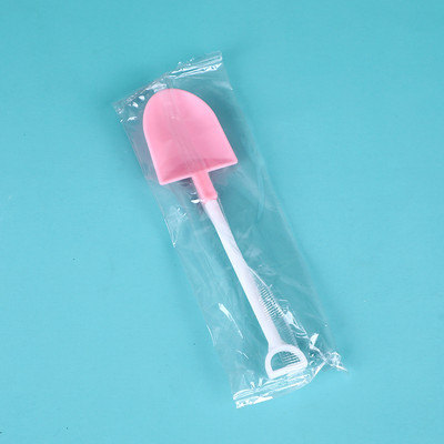 20db torta kanál készlet mini lapát gyerekeknek desszert cupcake dekor Eldobható kanál jégkávé építési kellékek