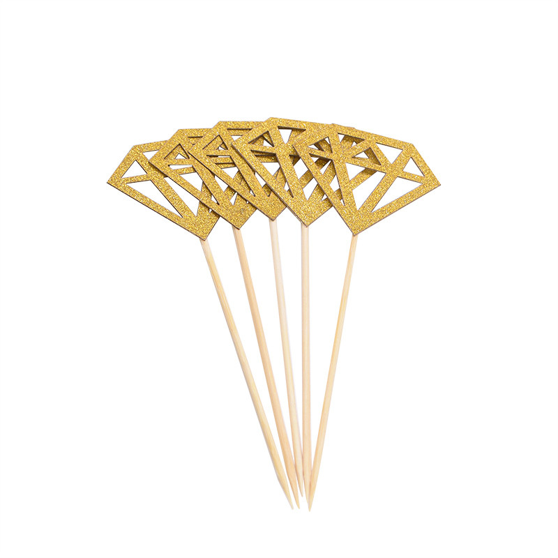 20 de bucăți, auriu, argint, sclipici, inel cu diamante, pentru cupcake, pentru tort, pentru nuntă, pentru cupcake, pentru petrecerea de aniversare, pentru decorare de nuntă