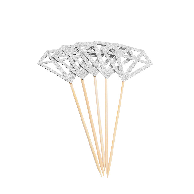 20 de bucăți, auriu, argint, sclipici, inel cu diamante, pentru cupcake, pentru tort, pentru nuntă, pentru cupcake, pentru petrecerea de aniversare, pentru decorare de nuntă