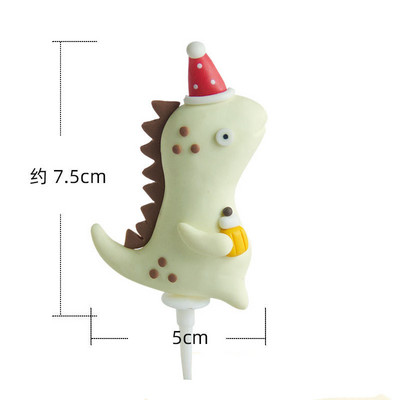 Γελοιογραφία Rabbit Toy Cake Toppers Soft Pottery Animals Mini Bunny Figurines Διακόσμηση τούρτας Baby Shower Πασχαλινό παιδικό πάρτι γενεθλίων