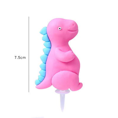 Γελοιογραφία Rabbit Toy Cake Toppers Soft Pottery Animals Mini Bunny Figurines Διακόσμηση τούρτας Baby Shower Πασχαλινό παιδικό πάρτι γενεθλίων