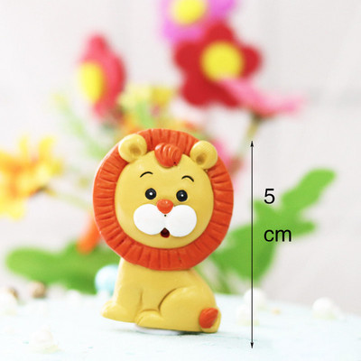 Γελοιογραφία Rabbit Toy Cake Toppers Soft Pottery Animals Mini Bunny Figurines Διακόσμηση τούρτας Baby Shower Πασχαλινό παιδικό πάρτι γενεθλίων
