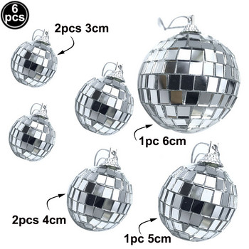 4 τμχ Disco Ball Cake Toppers 70\'s Disco Cake Toppers Disco Ball Cake Toppers Night Fever Party Disco πάρτι γενεθλίων
