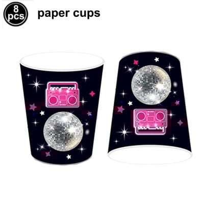 4 gab. Disco Ball kūku toperi 70. gadu diskotēkas kūkas dekorācijas diskobumbu kūku pildītāji Night Fever Party Disco dzimšanas dienas ballītes piederumi