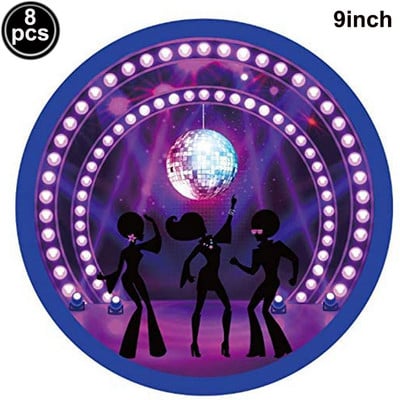 4 gab. Disco Ball kūku toperi 70. gadu diskotēkas kūkas dekorācijas diskobumbu kūku pildītāji Night Fever Party Disco dzimšanas dienas ballītes piederumi
