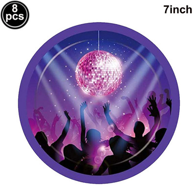 4 gab. Disco Ball kūku toperi 70. gadu diskotēkas kūkas dekorācijas diskobumbu kūku pildītāji Night Fever Party Disco dzimšanas dienas ballītes piederumi