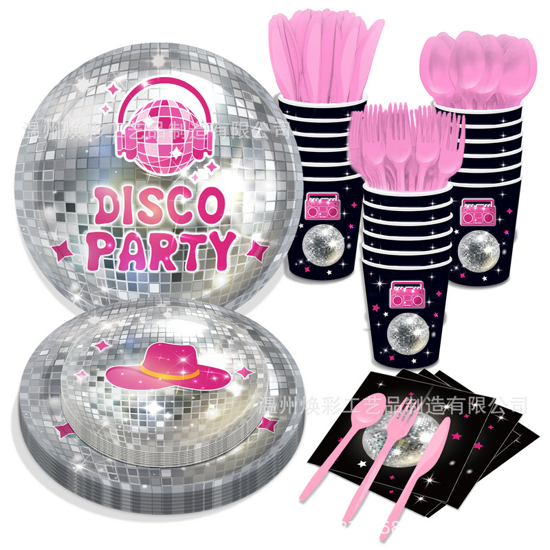 4 gab. Disco Ball kūku toperi 70. gadu diskotēkas kūkas dekorācijas diskobumbu kūku pildītāji Night Fever Party Disco dzimšanas dienas ballītes piederumi