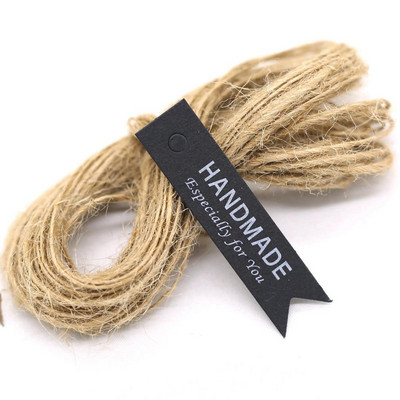 Kraftpapīra birkas, roku darbs, etiķetes piekarināšana, dāvanu zīme, papīra pakarināšanas birkas 100 gab.