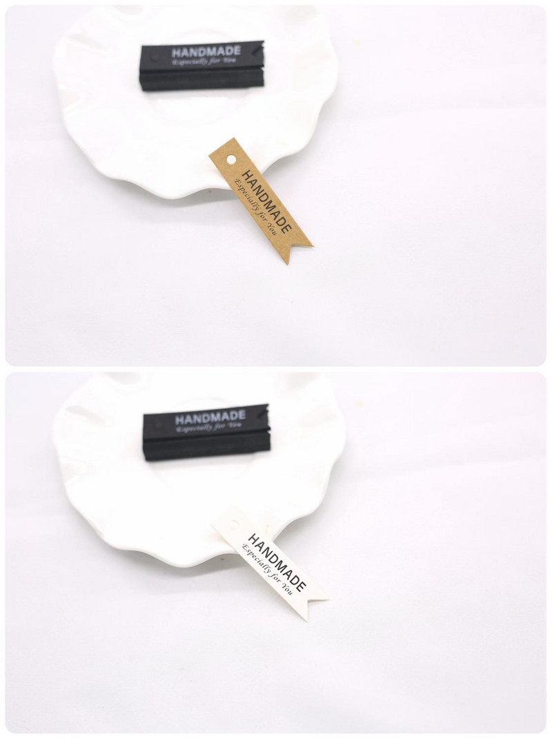 Kraftpapīra birkas, roku darbs, etiķetes piekarināšana, dāvanu zīme, papīra pakarināšanas birkas 100 gab.