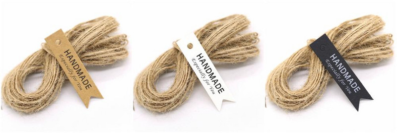 Kraftpapīra birkas, roku darbs, etiķetes piekarināšana, dāvanu zīme, papīra pakarināšanas birkas 100 gab.