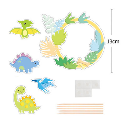 Zsiráf oroszlán majom elefánt erdei dzsungel állatok témája sütemény topper szafari parti kellékek Boldog születésnapot torta dekoráció gyerekek kedvencei