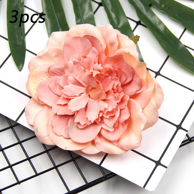 1 set Topper pentru tort acrilic La mulți ani, cap de flori de mătase artificială, decorație de petrecere pentru baby shower, cadou DIY, provizii de copt pentru trandafiri