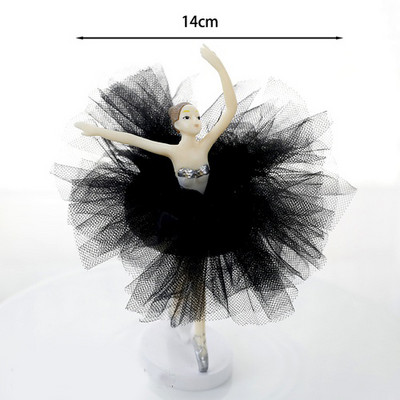 Daudz laimes dzimšanas dienā, baltas elegantas baleta meitenes, dekorācijas ar kūku, kāzu līgavainis un līgavainis cepšanai ballītes piederumi, mīlestības dāvanas