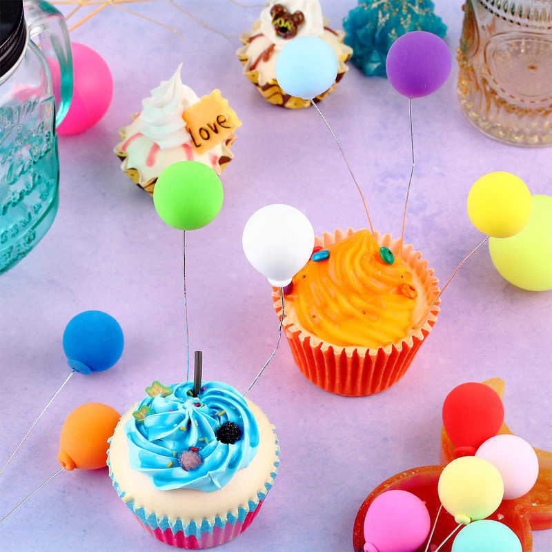 30gab. Balonu kūku pildītis Mini balonu kūku papīrīši Atkārtoti lietojami balonu kūku pildīši kūku pārtikas knaibles dzimšanas dienas kāzu ballītei