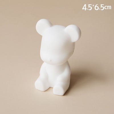 Decoratune creativă pentru tort cu spumă Funda roz pentru Baby Shower Topperuri pentru tort pentru ziua de naștere a fetiței Desert Desert