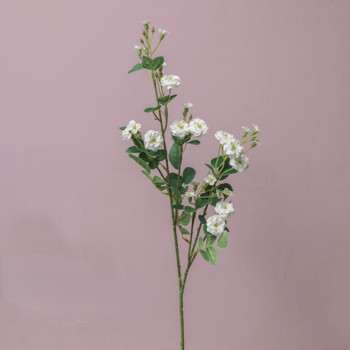 Дълъг клон малка роза роза симулация цвете коприна цвете декоративни цветя орнаменти сватба сватба на едро