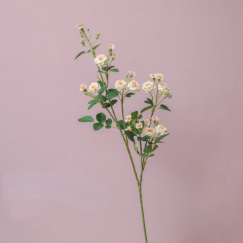 Дълъг клон малка роза роза симулация цвете коприна цвете декоративни цветя орнаменти сватба сватба на едро