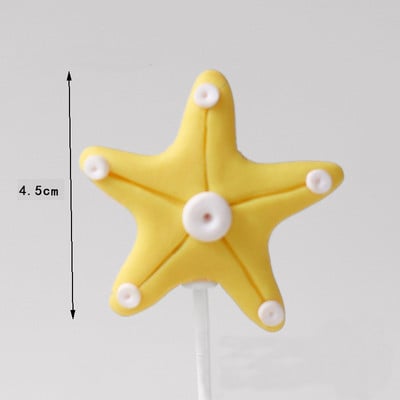 Decorații drăguțe pentru tort cu animale de mare decor creatură marine Pește sirenă decorațiuni pentru tort petrecere de aniversare cu tematică oceanică Baby Shower