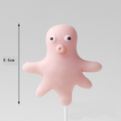 Decorații drăguțe pentru tort cu animale de mare decor creatură marine Pește sirenă decorațiuni pentru tort petrecere de aniversare cu tematică oceanică Baby Shower