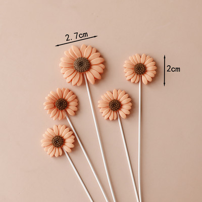 Părinți La mulți ani pentru tort, ornament pentru copt, cadou pentru bunici, flori acrilice, margarete, pentru cupcake, pentru desert