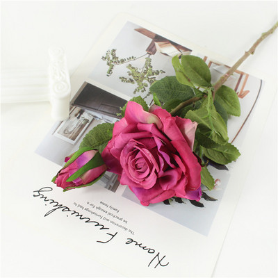 Īsta pieskāriena rožu Ziemassvētku rotājumi mājām Zīds Mākslīgās peonijas kāzu dekorācijas Marrige Dekoratīvs ziedu puķu dekors