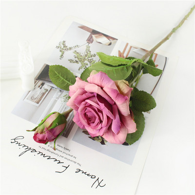 Īsta pieskāriena rožu Ziemassvētku rotājumi mājām Zīds Mākslīgās peonijas kāzu dekorācijas Marrige Dekoratīvs ziedu puķu dekors