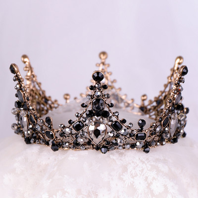 Crown Cake Decor Baking Ornament Mini Crown Plastic Cake Topper Crystal Pearl Tiara Kinderen Haar Sieraden Cake Decoratie