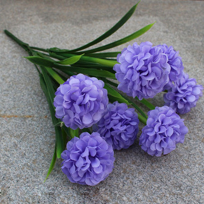 Olcsó 7 virágfej többszínű selyem hortenzia művirág fehér esküvői virágok kis csokor hamis virágok karácsonyi rész