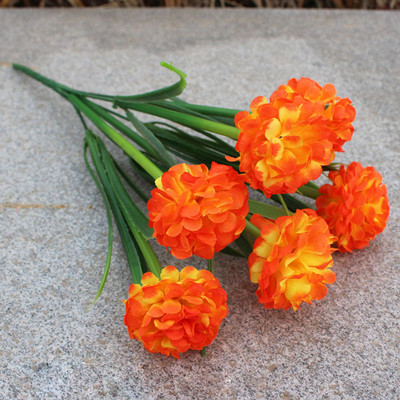 Olcsó 7 virágfej többszínű selyem hortenzia művirág fehér esküvői virágok kis csokor hamis virágok karácsonyi rész