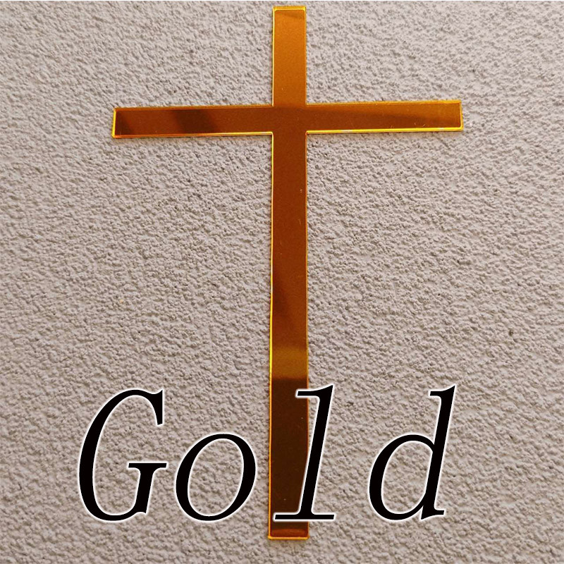 Νέες παραλαβές Christian Cross Cake Topper Acrylic Cake Decorations God Bless Cake Topper Party for Baking Cake Party Supplies