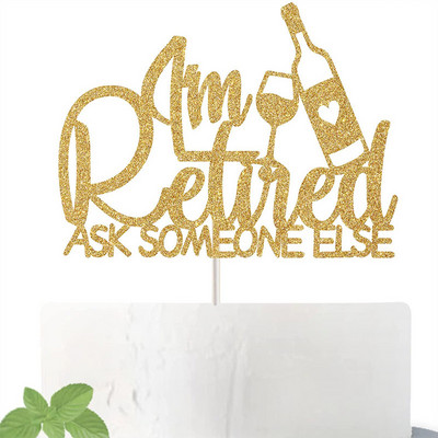 Olen pensionil Torditopsik Legend on pensionile jäänud koogikaunistus Õnnelik pensionär Peokaunistused Tarned Küpsetustarvikud