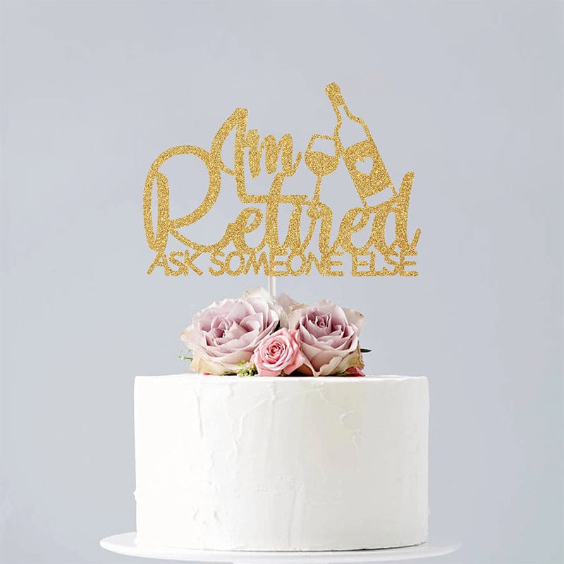 Olen pensionil Torditopsik Legend on pensionile jäänud koogikaunistus Õnnelik pensionär Peokaunistused Tarned Küpsetustarvikud